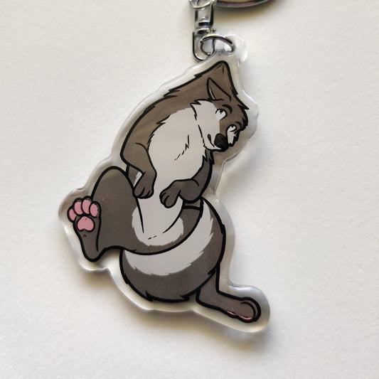 Pocket Werewolf Keychain
